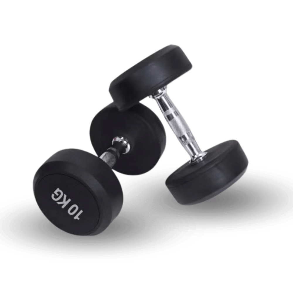 ดัมเบล HOMEFITTOOLS แบบกลม 10 KG (1 คู่)_0